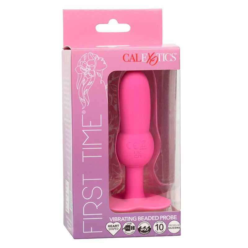 Calexotics First Time Anal Plug mit Perlensonde 10 Vibrationen