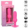 Calexotics First Time Anal Plug mit Perlensonde 10 Vibrationen