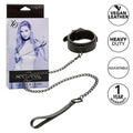 Calexotics – Nocturnal Halsband & Leine Leder Verstellbar Schwarz