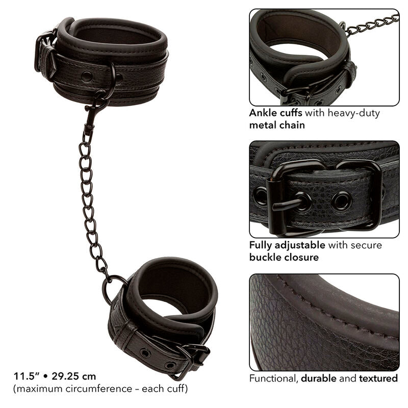 Calexotics – Nocturnal Fussmanschetten Leder Verstellbar Schwarz