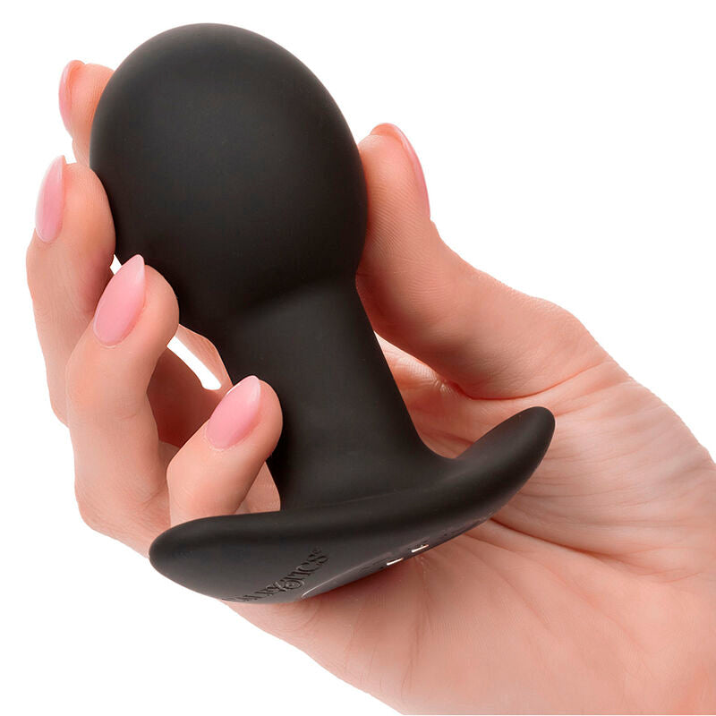Calexotics Rock Bottom Anal Plug 10 Vibrationen Silikon Schwarz