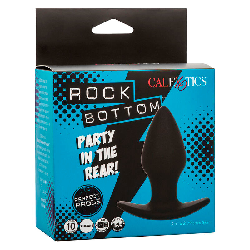 Calexotics – Rock Bottom Perfect Anal Plug 10 Vibrationen Silikon S...