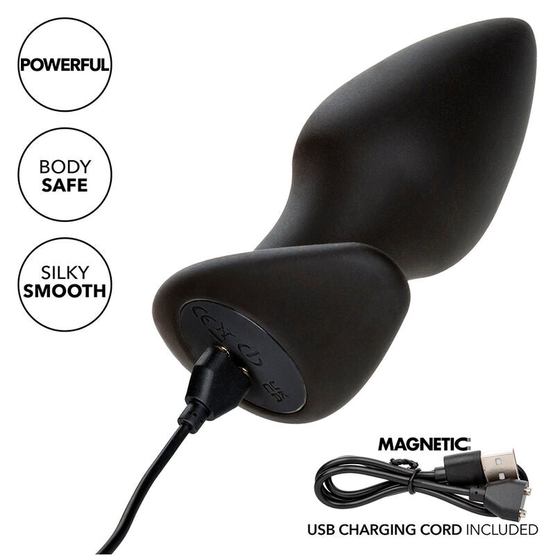 Calexotics – Rock Bottom Perfect Anal Plug 10 Vibrationen Silikon S...
