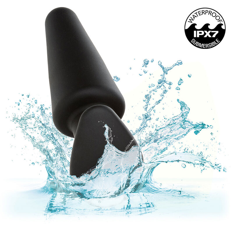 Calexotics Rock Bottom Tapered Anal Plug 10 Vibraciones Silikon
