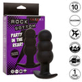 Calexotics Rock Bottom Anal Plug mit Perlen 10 Vibrationen