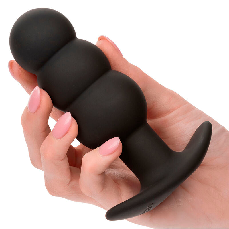 Calexotics Rock Bottom Anal Plug mit Perlen 10 Vibrationen
