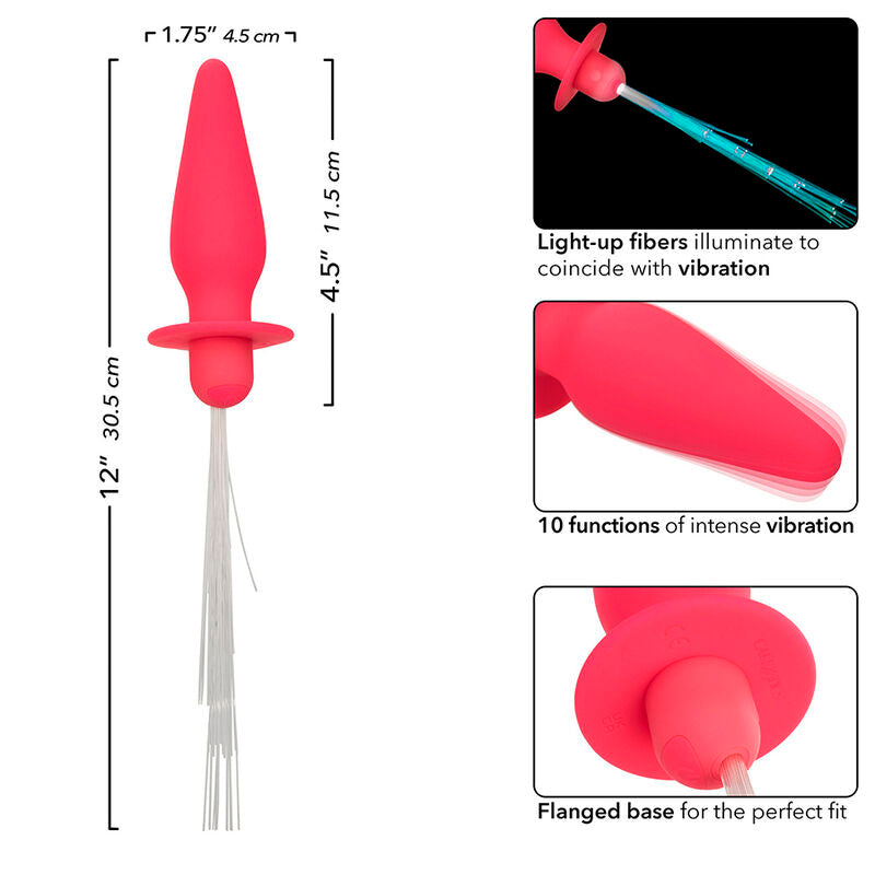 Calexotics – Southern Lights Light Up Leuchtende Analstecker 10 Vib...