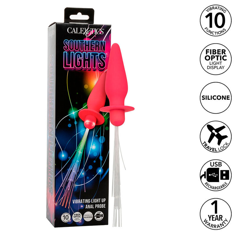 Calexotics – Southern Lights Light Up Leuchtende Analstecker 10 Vib...