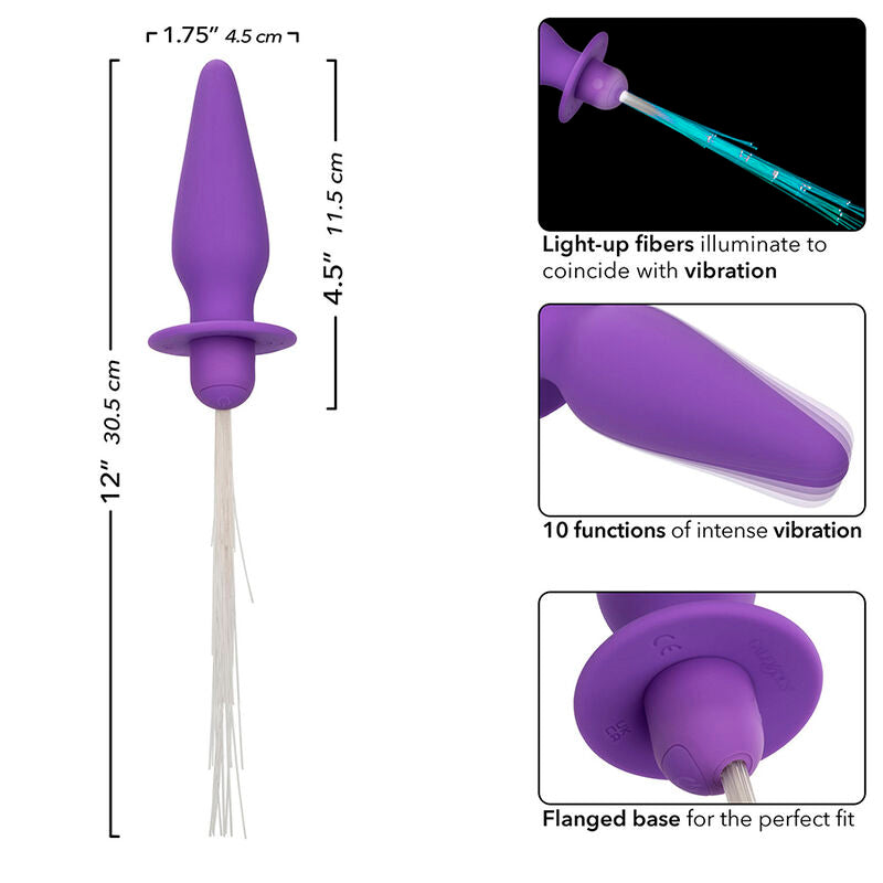 Calexotics – Southern Lights Light Up Leuchtende Analstecker 10 Vib...