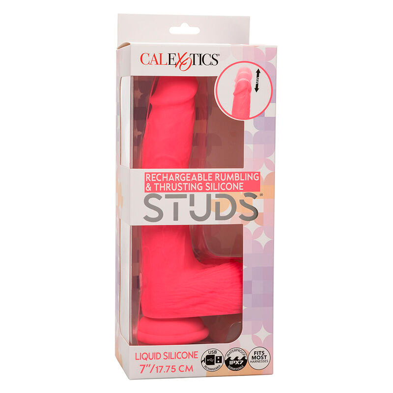 Calexotics – Studs Realistischer Vibrator 10 Vibrationen Rosa