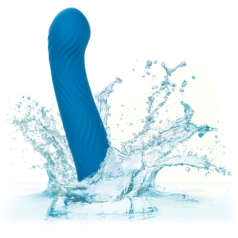 Calexotics Wave Rider Ripple Analstecker Blau