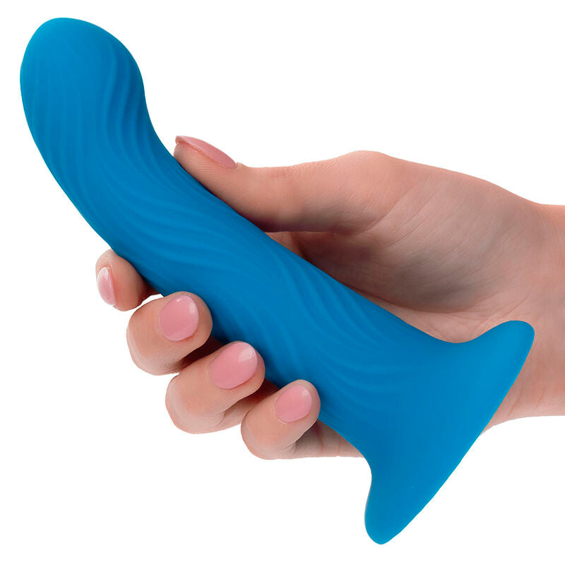Calexotics Wave Rider Ripple Analstecker Blau