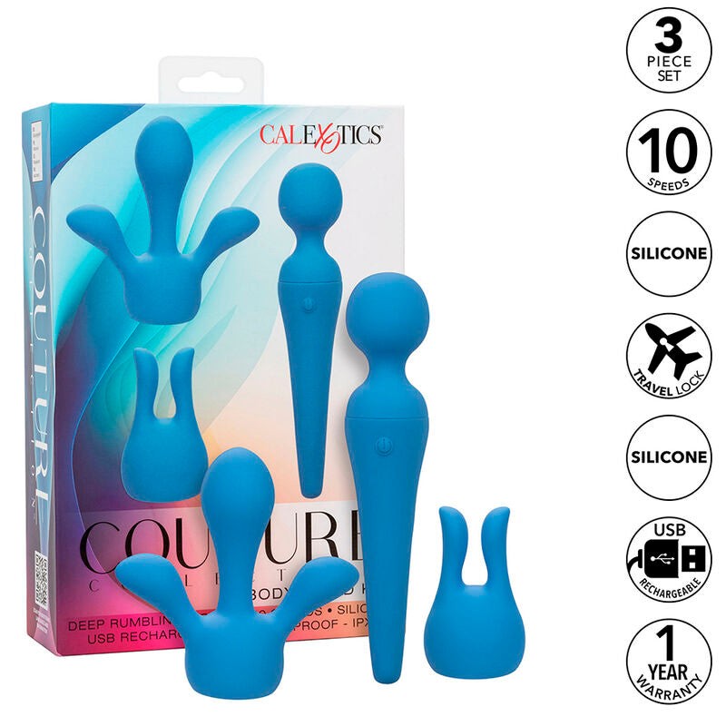 Calexotics Couture Kit Vibratorstab 10 Vibrationen Blau