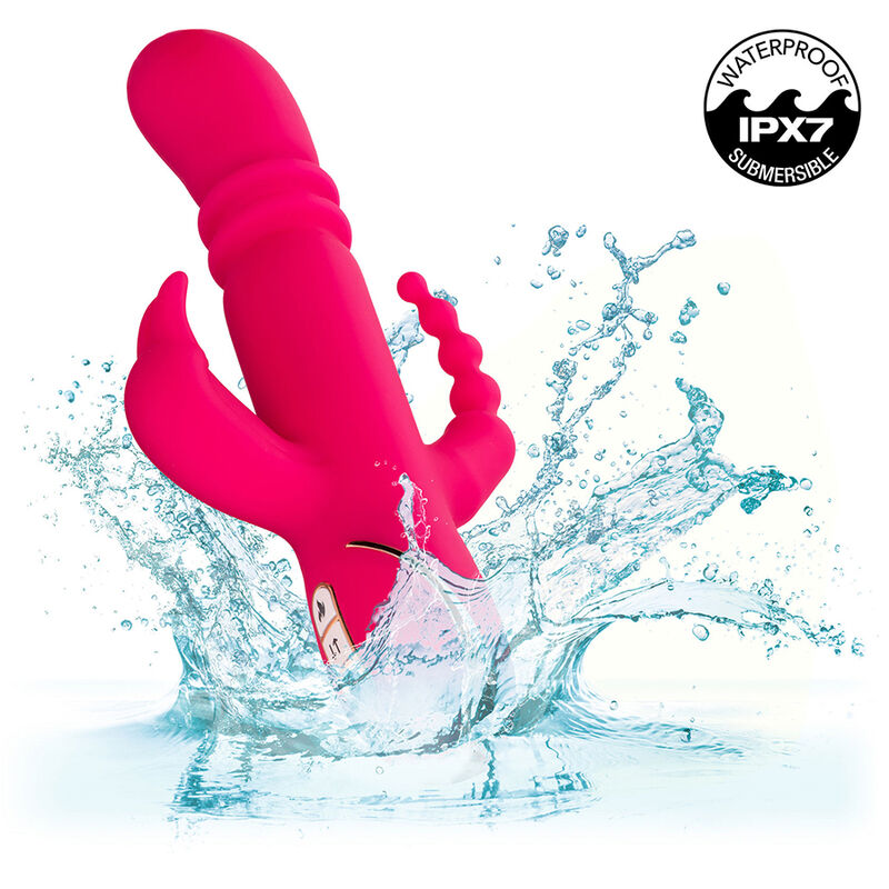 Calexotics – Jack Fantasy Dreifach Beheizter Vibrator Rabbit Rosa