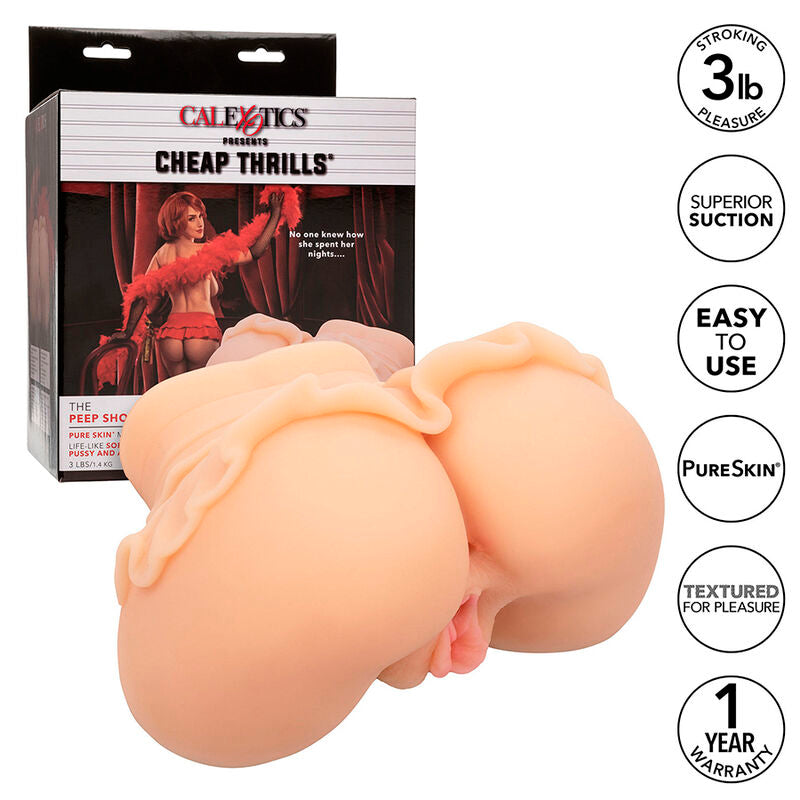 Calexotics The Peep Show Girl Doppelt Realistischer Masturbator,