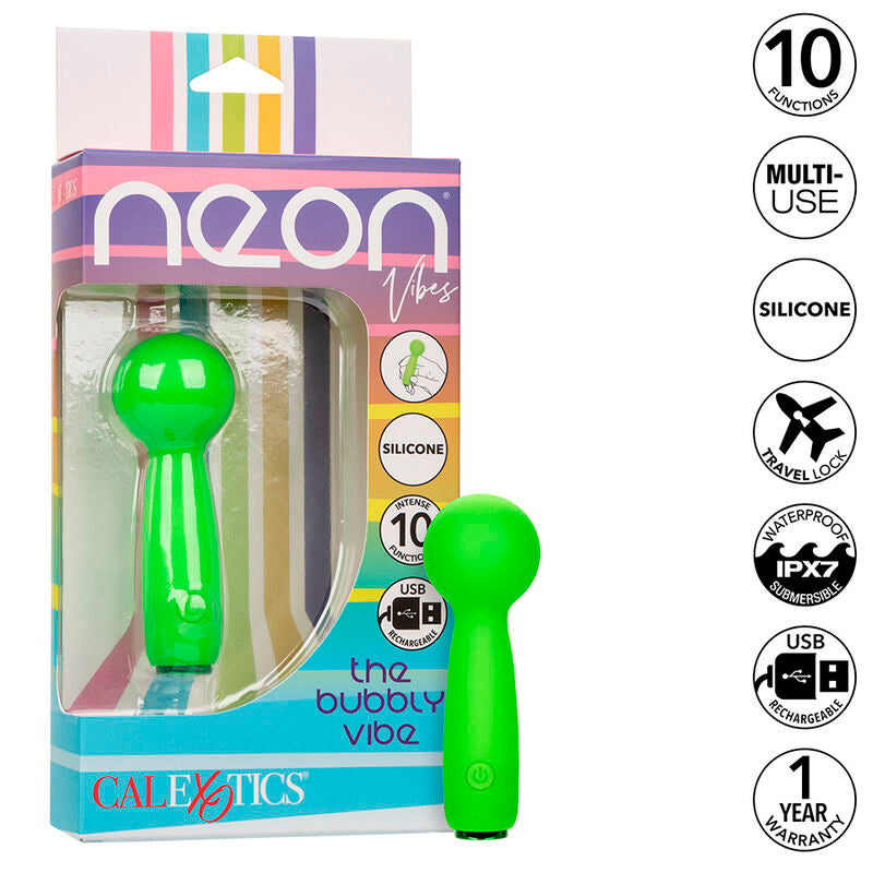 Calexotics Neon Vibes The Bubbly Vibe Mini-massager 10
