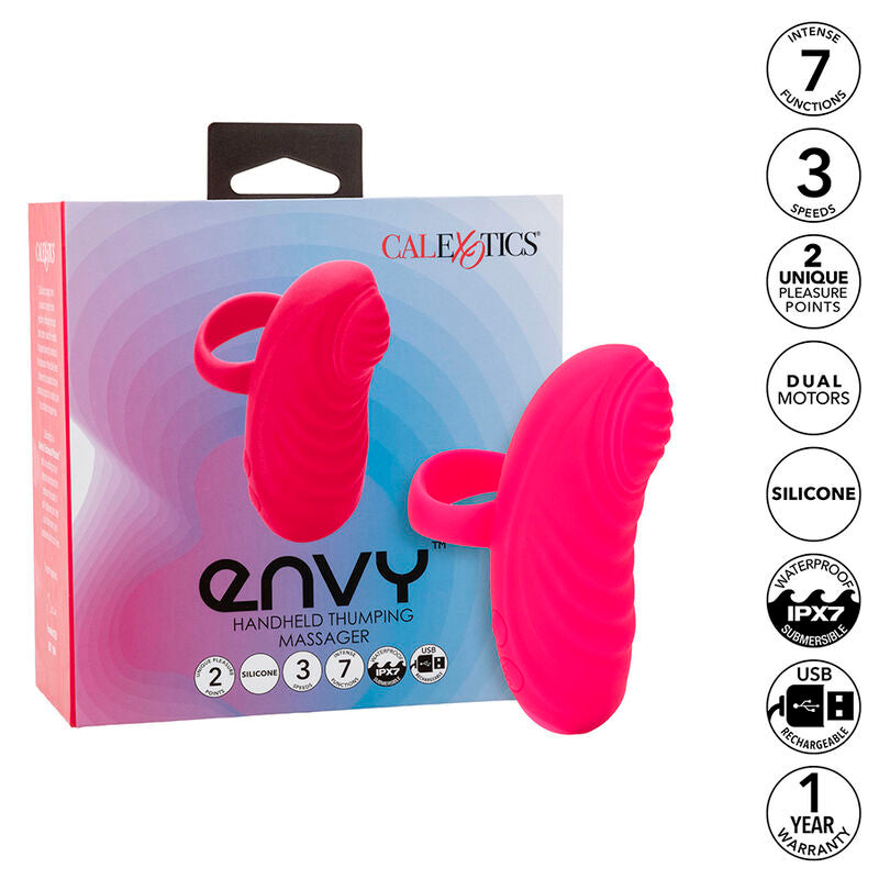 Calexotics – Envy Handmassager mit Rollball, 7 Vibrationen, Rosa