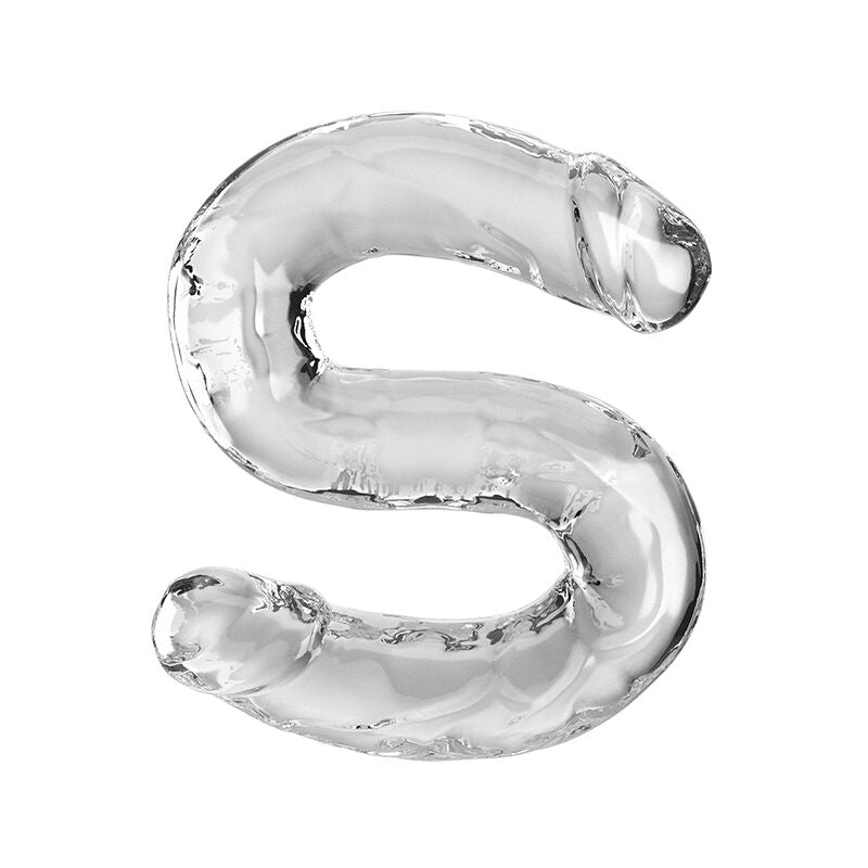 King Double Trouble Doppeldildo 46 cm Klar