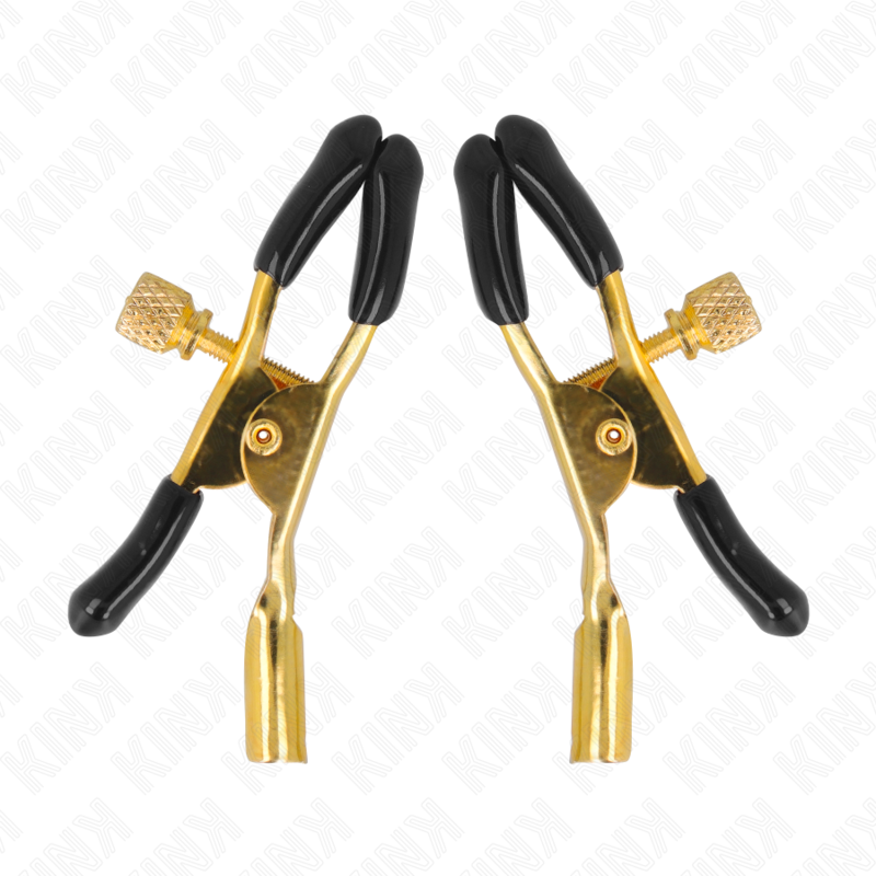 Kink – Goldene Nippelklemmen 6 Cm