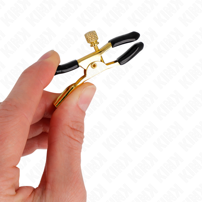 Kink – Goldene Nippelklemmen 6 Cm