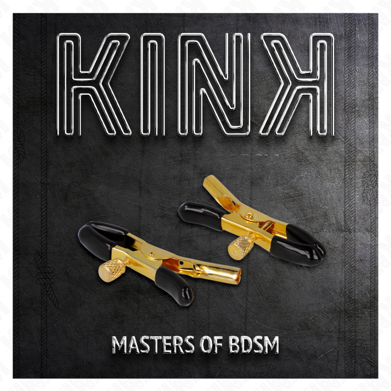 Kink – Goldene Nippelklemmen 6 Cm