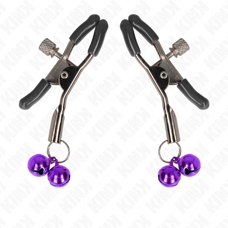 Kink – Doppelglocken-Nippelklammerei Lila 6 Cm