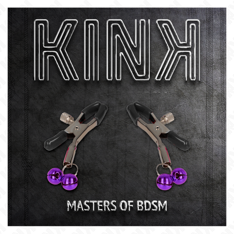 Kink – Doppelglocken-Nippelklammerei Lila 6 Cm