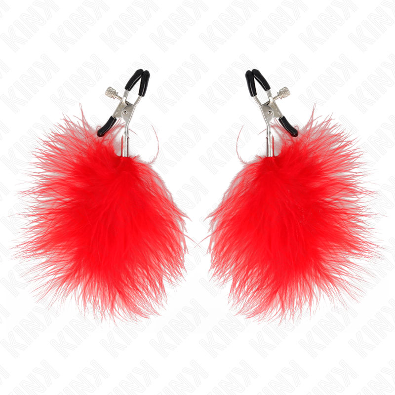 Kink – Federnippenklemme Rot 7 Cm