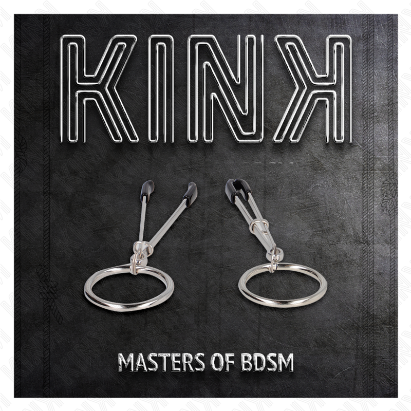 Kink – Dünne Nippelklemmen mit O-Ring 7 Cm