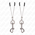 Kink – Dünne Haken-Nippelklammere Silber 7 Cm