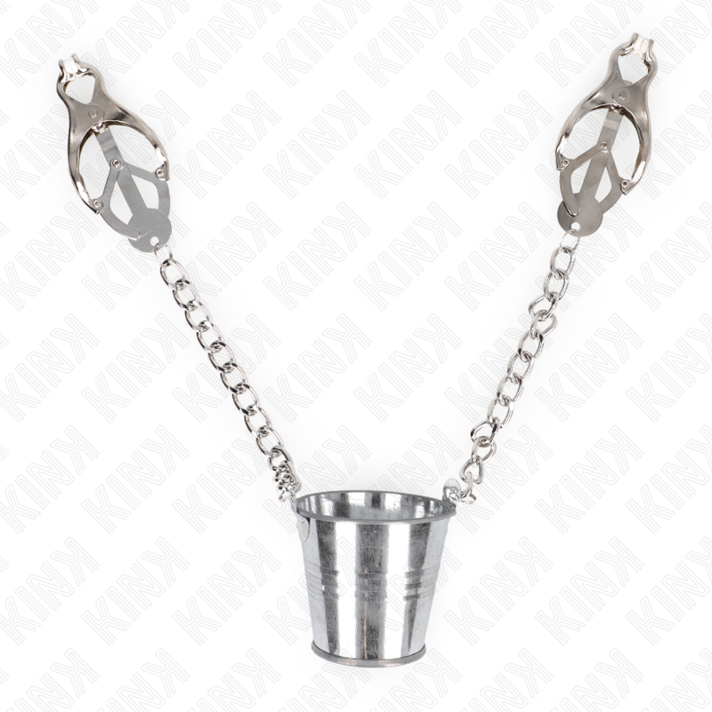 Kink – Nippelklemmen mit Eimer Silber