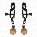 Kink – Bell Jaw Style Nippelklemmen Schwarz 7 Cm