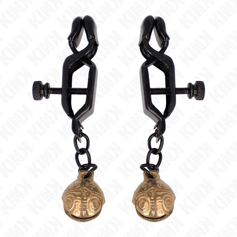 Kink – Bell Jaw Style Nippelklemmen Schwarz 7 Cm