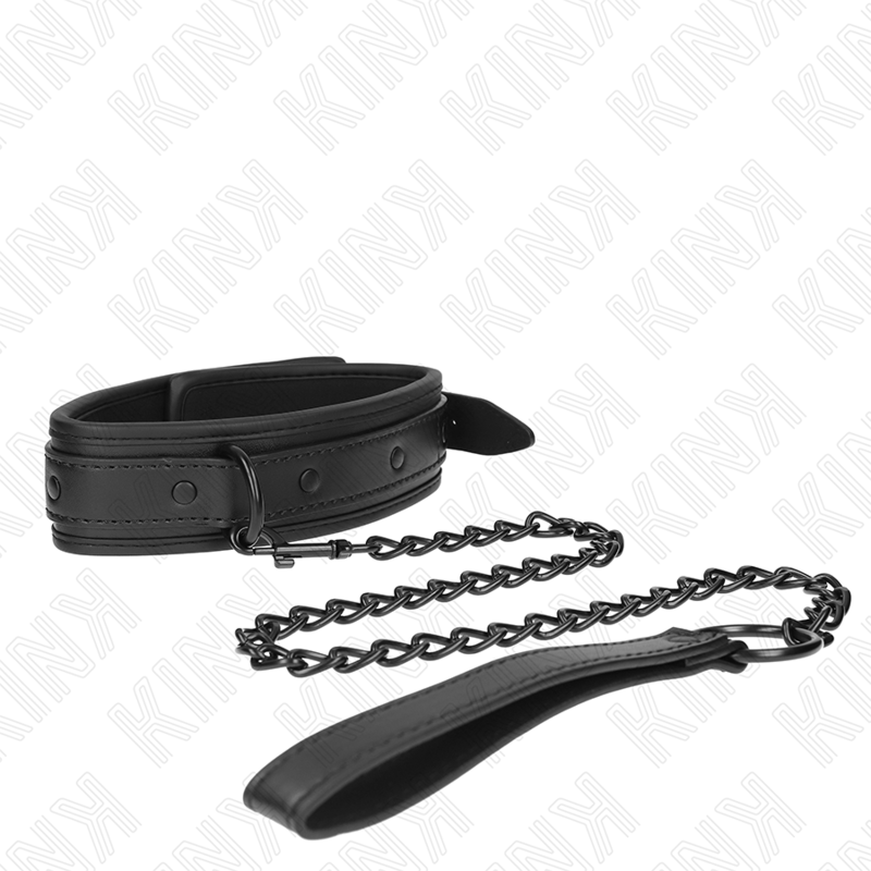 Kink – Neopren Bondage Halsband Modell 2 mit Gürtel 78 Cm Verstellb...