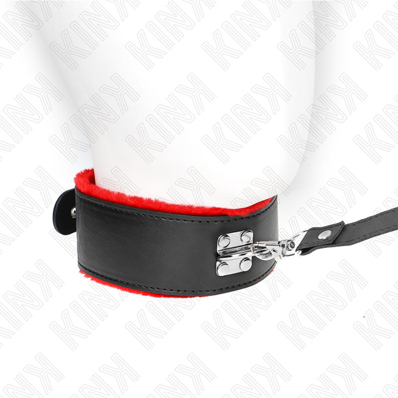 Kink – Halskette mit Gürtel 116 Cm mit Rotem Lederband Verstellbar...