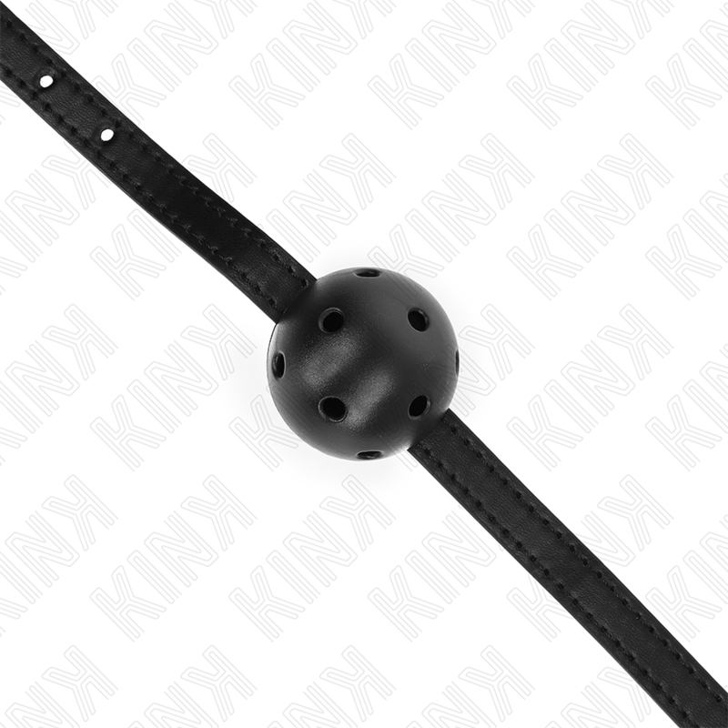 Kink Simplicity Schwarzer Atmungsaktiver Ball 4,5 CM Gag 62 X 1,5 CM