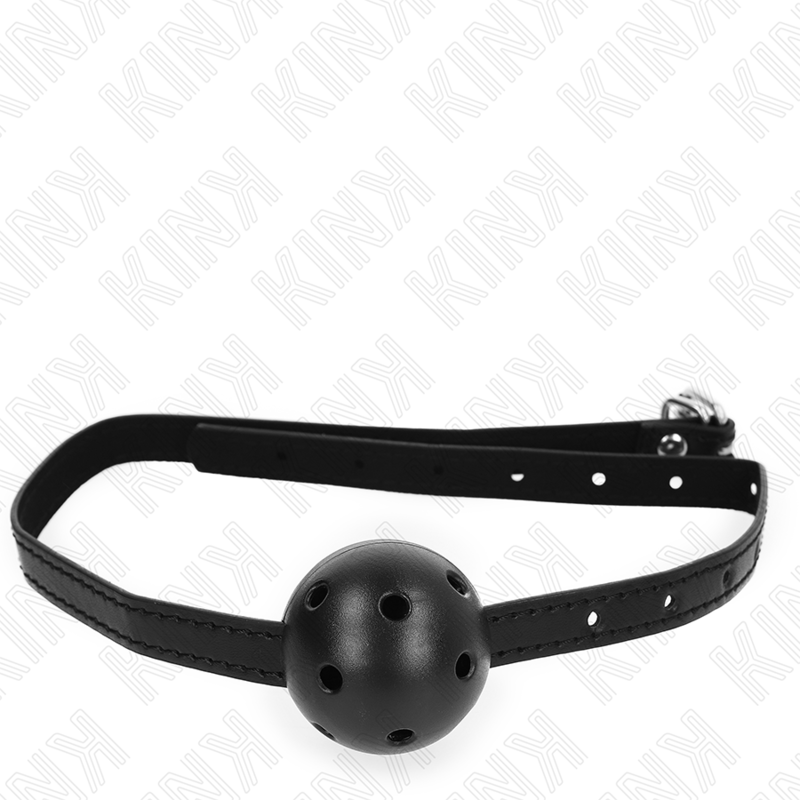 Kink Simplicity Schwarzer Atmungsaktiver Ball 4,5 CM Gag 62 X 1,5 CM