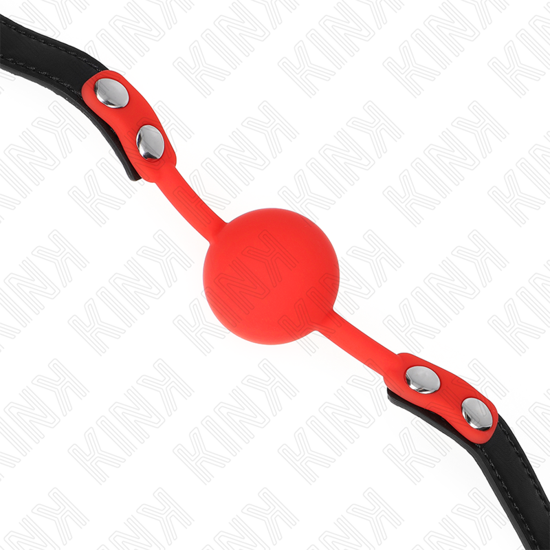 Kink – Roter Silikonball 4 Cm Knebel 60 x 2 Cm