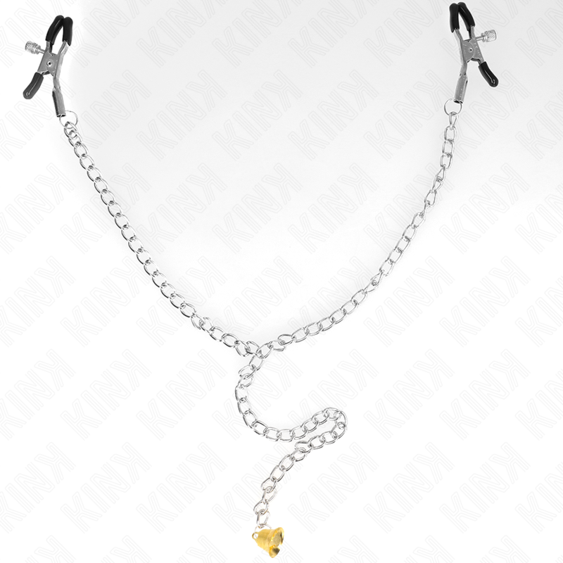 Kink – Kette Nippelklemmen mit Hornanhänger 30 Cm