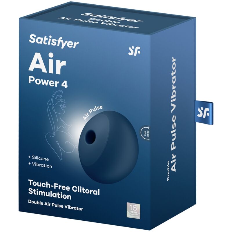 Satisfyer Air Power 4 Stimulator & Vibrator 12 Vibrationen Blau
