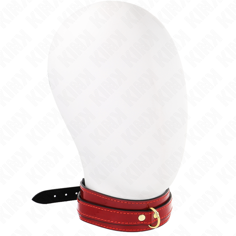 Kink – Weinrote Verstellbare Halskette mit Goldenen Details 29-42,5...