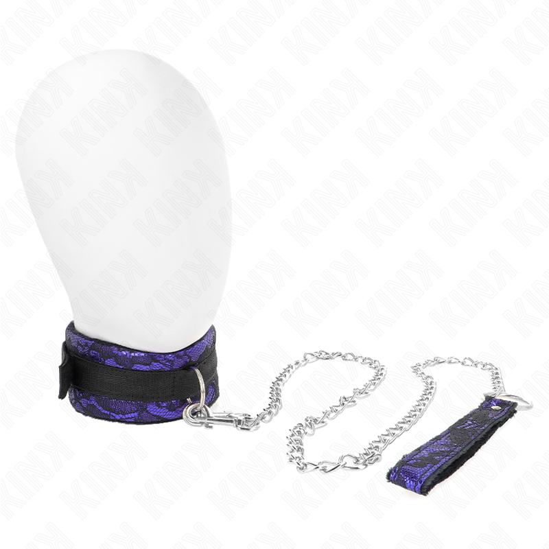 Kink – Kurze Halskette aus Samtspitze mit Gürtel 105 Cm mit Nylonbe...
