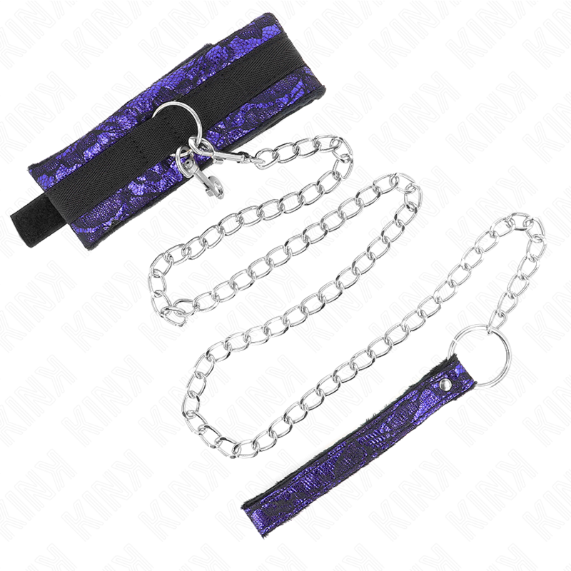 Kink – Kurze Halskette aus Samtspitze mit Gürtel 105 Cm mit Nylonbe...