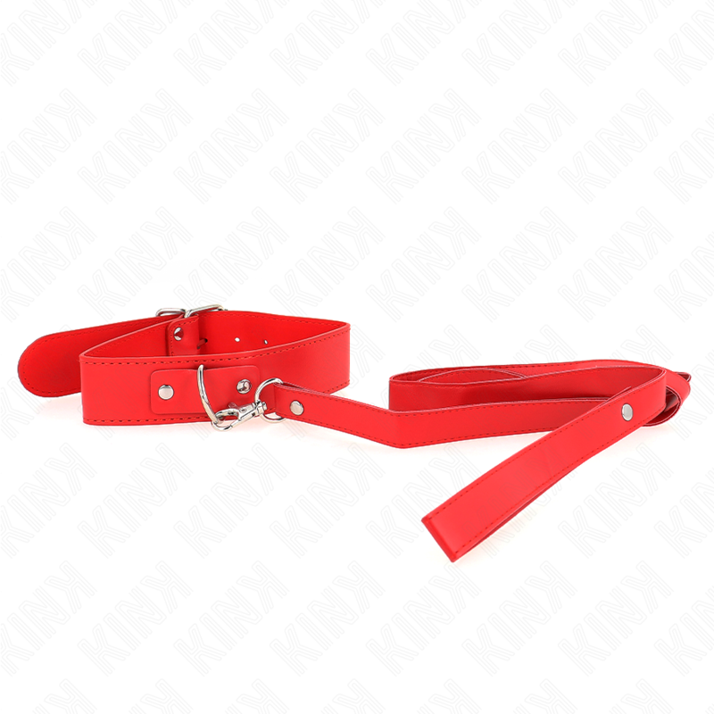 Kink – Halskette mit Gürtel 116 Cm Rojo Gurt Verstellbar 32-50 Cm x...