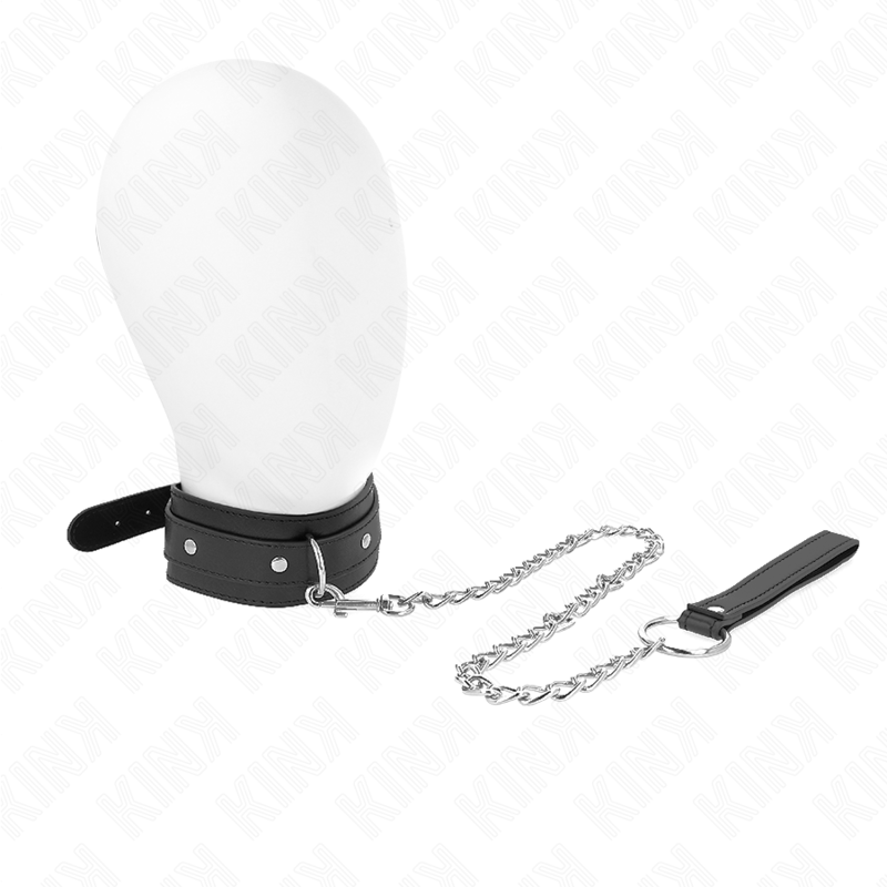 Kink – Halskette mit Leine 65 Cm 1 Ring Verstellbar 38-49 Cm x 5 Cm