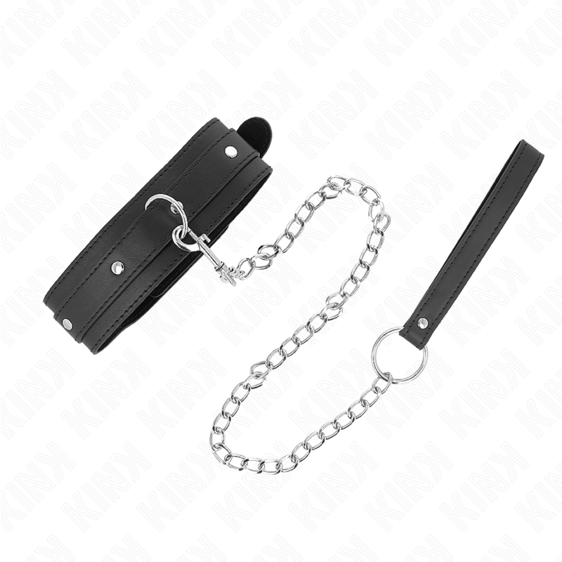 Kink – Halskette mit Leine 65 Cm 1 Ring Verstellbar 38-49 Cm x 5 Cm