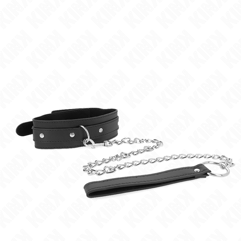 Kink – Halskette mit Leine 65 Cm 1 Ring Verstellbar 38-49 Cm x 5 Cm