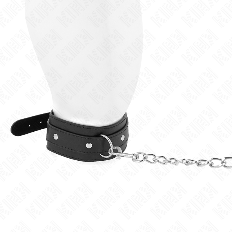Kink – Halskette mit Leine 65 Cm 1 Ring Verstellbar 38-49 Cm x 5 Cm