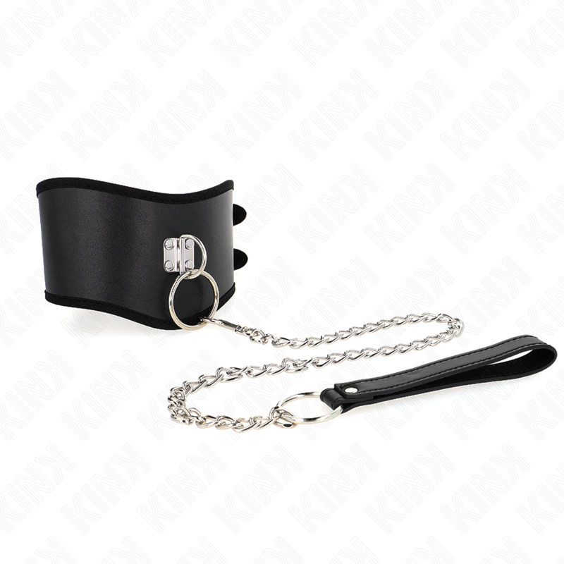 Kink – Halskette 65 Cm mit Breitem Riemen Verstellbar 40-55 Cm x 10 Cm