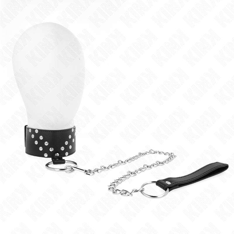 Kink – Halskette mit Gürtel 65 Cm mit V-Niete Verstellbar 36-43 Cm...